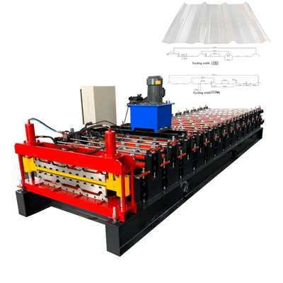 840 900 tipo tetto di doppio strato IBR laminare a freddo formazione del controllo dello SpA della macchina