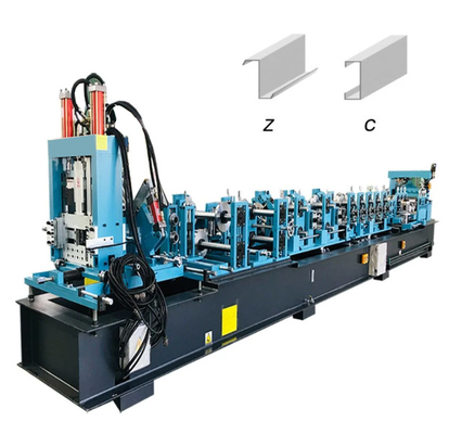 Il rotolo automatizzato del Purlin della CZ che formano il perno della macchina e la pista laminano a freddo precedente 5.5kw