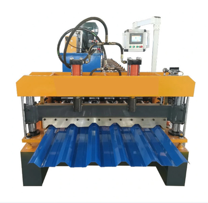 strato d'acciaio del tetto di 380V 50HZ 3P Rib Panel Roll Forming Machine che fa macchina