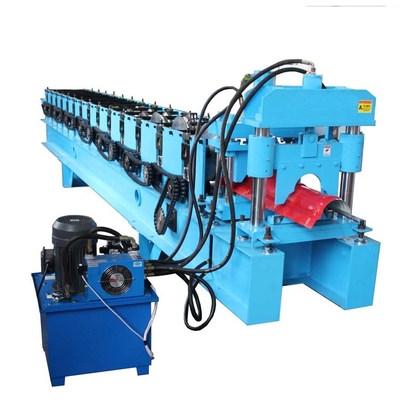 Controllo di Ridge Cap Roll Forming Machine PCL del tetto del metallo del rotolo d'acciaio di colore