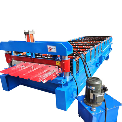 840 mm Trapezoide tipo Fabbricazione di piastrelle Taglio idraulico