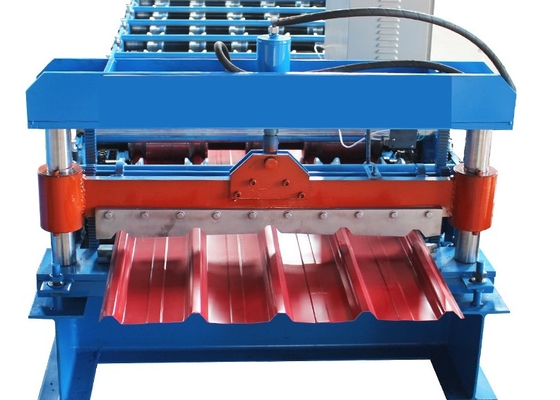 2T Capacità Azionamento a catena Roof Tile Roll Forming Machine con 1250mm e 380V Power
