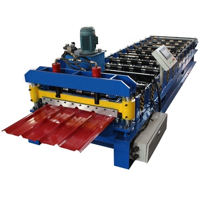 32KW Sandwich Panel Making Machine PLC Controlled Roll Forming Machine 3-6m/min Velocità