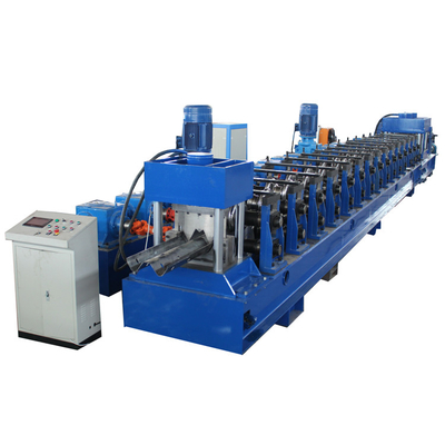 Nuovo stile GI Highway Guardrail Roll Forming Machine con decollatore idraulico