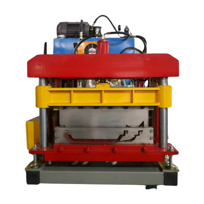 Macchina portatile per la formazione di rotoli di pannelli di tetto a cucitura a doppia serratura con sistema di controllo PLC Delta e struttura di pannelli a parete