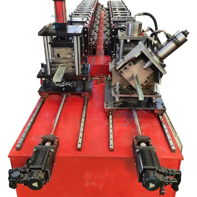 Sistema di controllo PLC Parti di lavorazione dell'acciaio Galvanizzato U Beam Steel U Channel Structural Steel C Z U Channel Profile Purlin Roll Forming Machine