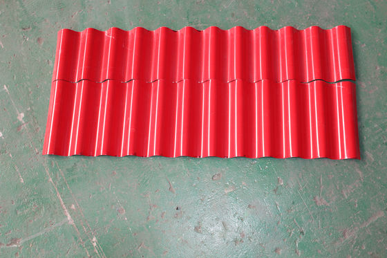 380v 50hz laminato a sfera corrugata Roofing Sheet Roll Forming Machine Stabile prestazioni Long Life Span