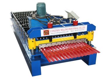 Rotolo circolare delle mattonelle di tetto dell'acciaio PPGI 0.3mm dell'arco che forma macchina