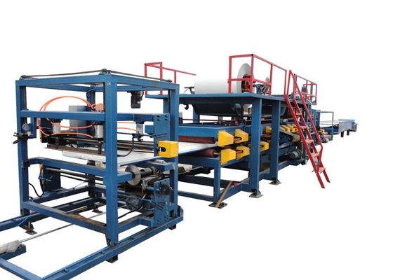 Macchina della lana di roccia 4m/Min Sandwich Panel Roll Forming di conservazione di calore