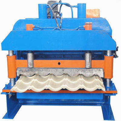rotolo lustrato 640mm delle mattonelle di tetto di Steptile Ppgl che forma macchina