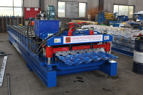 macchina di 0.3mm 20m/Min Glazed Tile Roll Forming per materiale da costruzione