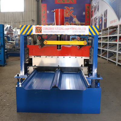 Rotolo del tetto cucitura diritta del lamiera galvanizzato che forma macchina per spessore di 0.5mm