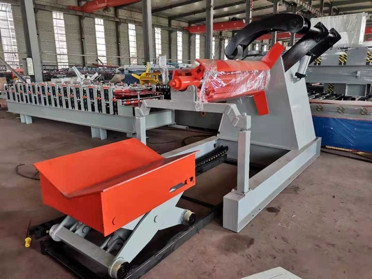 Bobina d'acciaio automatica Decoiler idraulico 10 tonnellate