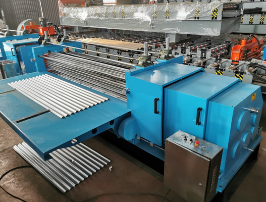 rotolo ondulato del barilotto di 0.12-0.2mm che forma macchina per materiale galvanizzato sottile