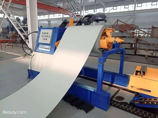 Bobina d'acciaio resistente di PPGI Decoiler che fende linea macchine