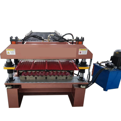 Rotolo di doppio strato del Plc 0.80mm che forma macchina 15m/Min For Ppgi Panel Roof