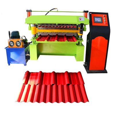 macchina di 12m/Min Double Layer Roll Forming al tetto ondulato trapezoidale del metallo
