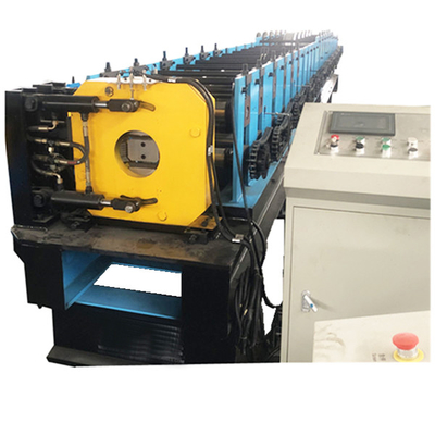 Plc giù il rotolo del tubo che forma piegamento del rullo dell'incanalamento dell'acqua della macchina